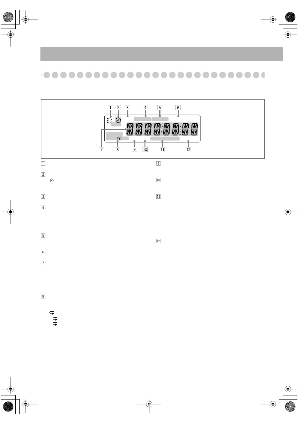Display indicators | JVC UX-P550 User Manual | Page 10 / 48