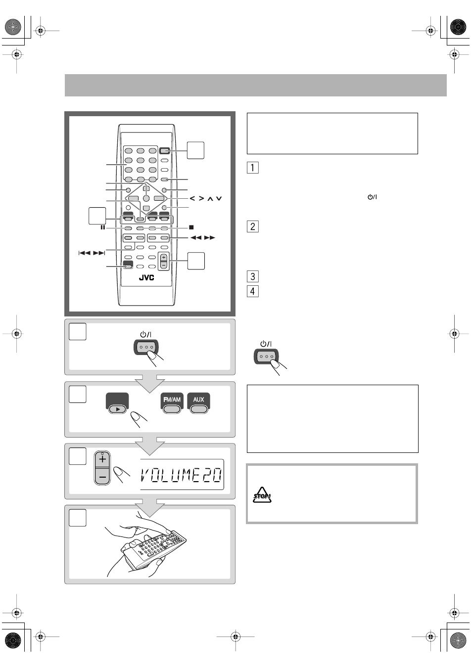 Daily operations, Playback | JVC UX-P550 User Manual | Page 12 / 48