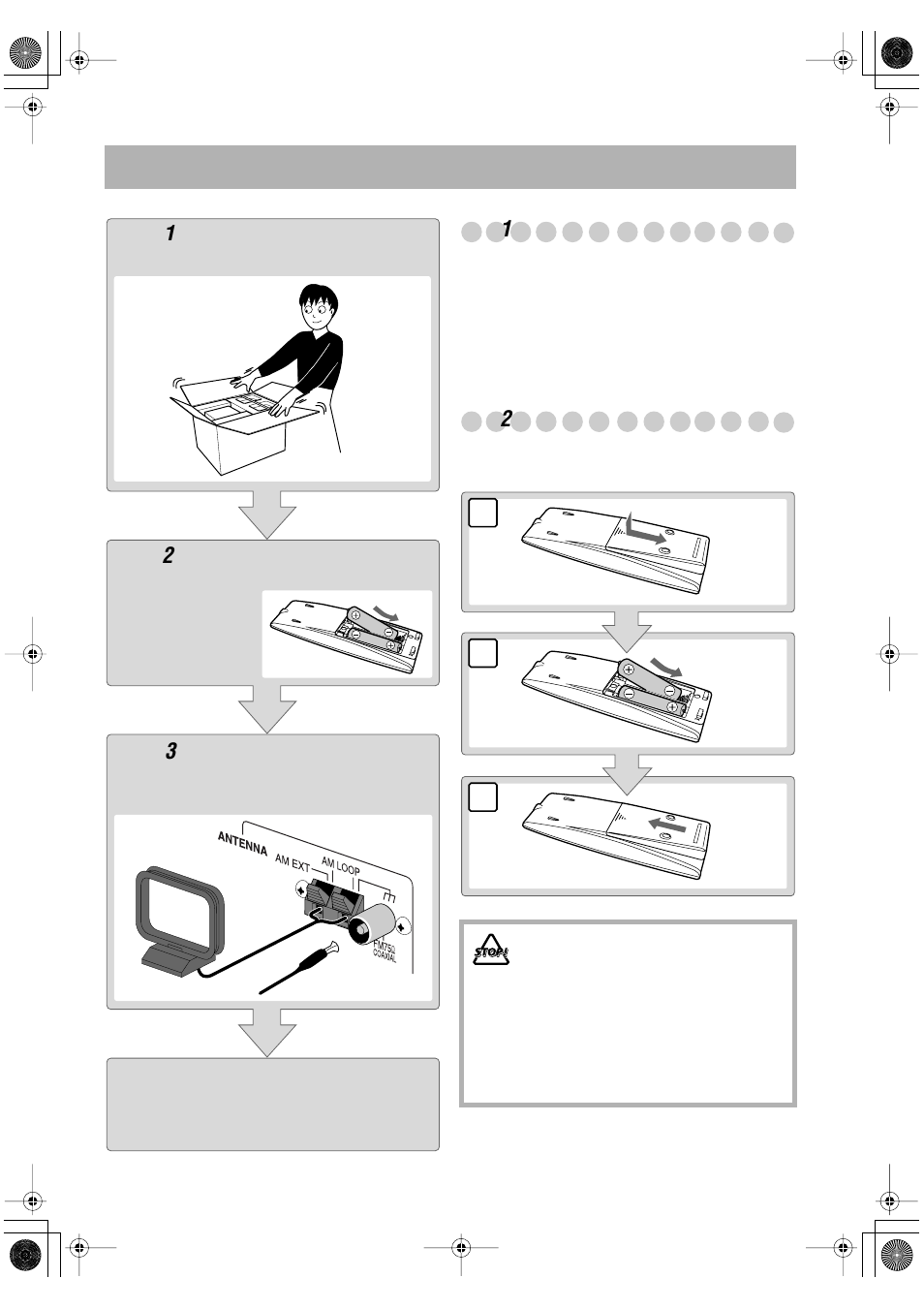 Getting started | JVC UX-P550 User Manual | Page 5 / 48