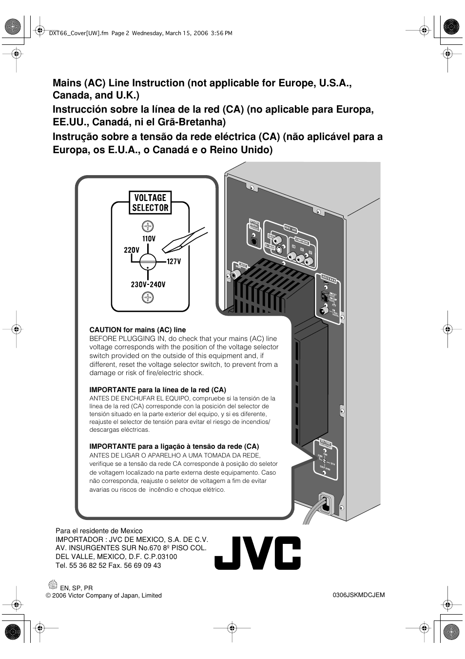 JVC DX-T66 User Manual | Page 150 / 356