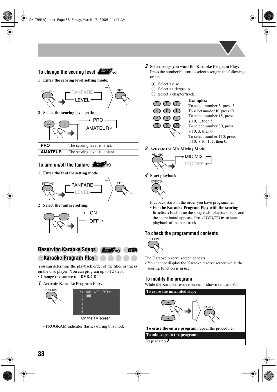 Reserving karaoke songs —karaoke program play | JVC DX-T66 User Manual | Page 342 / 356