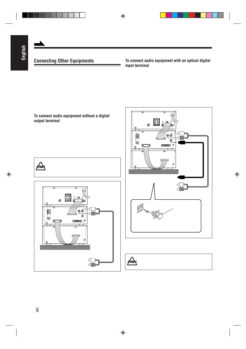 English connecting other equipments | JVC AX-UXG66 User Manual | Page 14 / 38