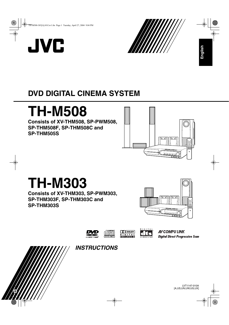 JVC TH-M508 User Manual | 52 pages