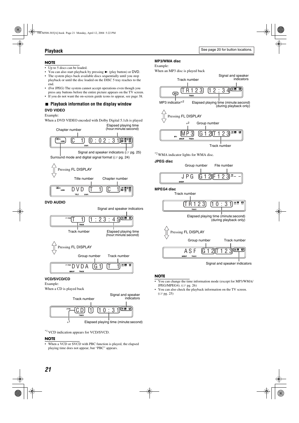 JVC TH-M508 User Manual | Page 24 / 52