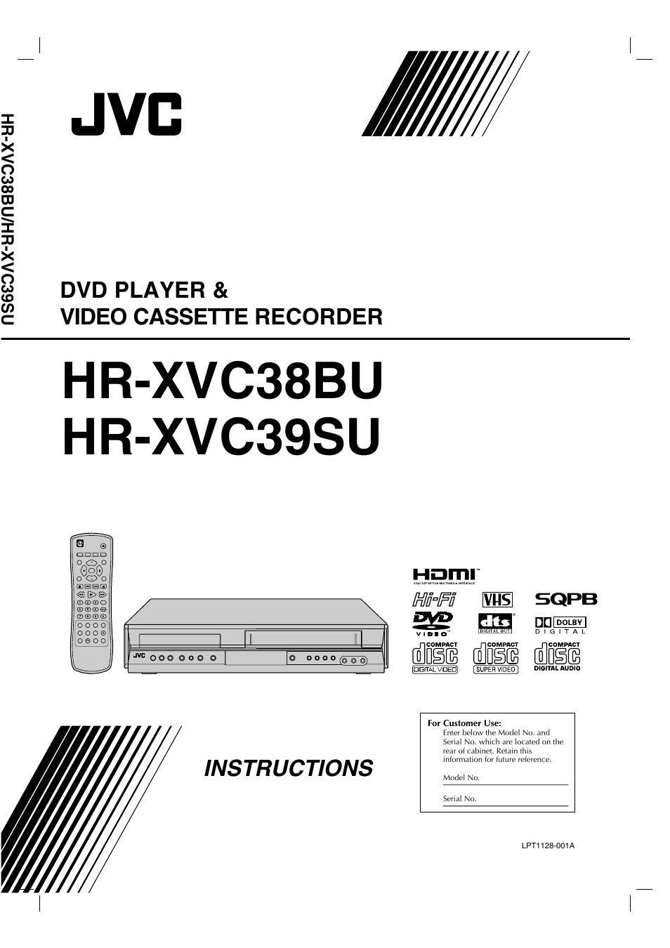 JVC HR-XVC39SU User Manual | 36 pages
