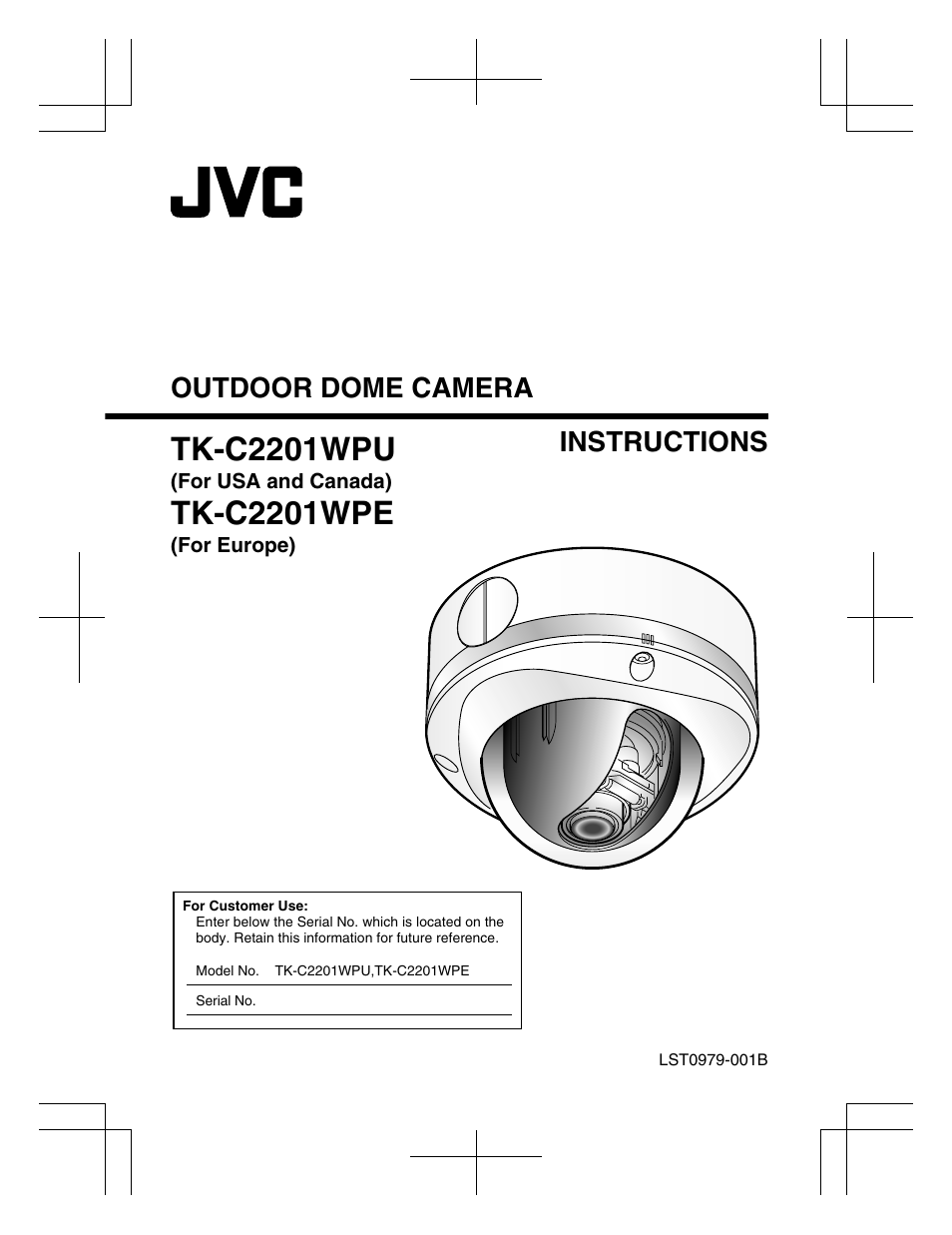 JVC TK-C2201WPE User Manual | 32 pages