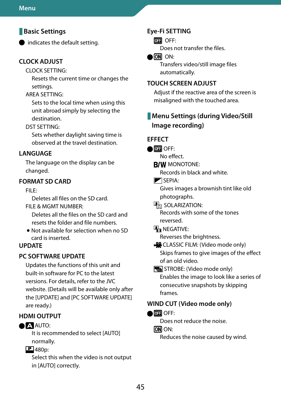 JVC 0810YMH-AL-OT User Manual | Page 45 / 54