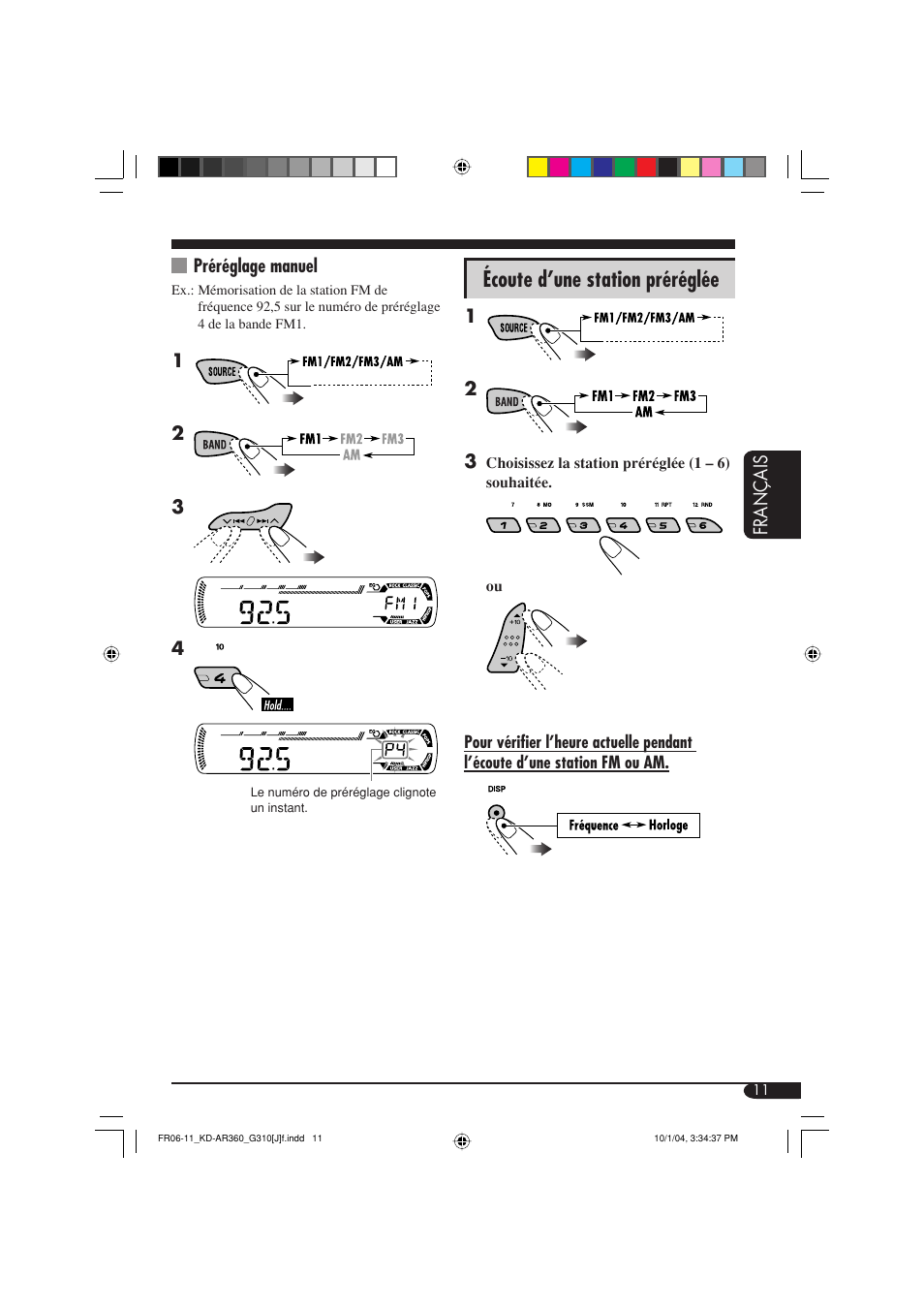 Écoute d’une station préréglée | JVC GET0248-001B User Manual | Page 75 / 98