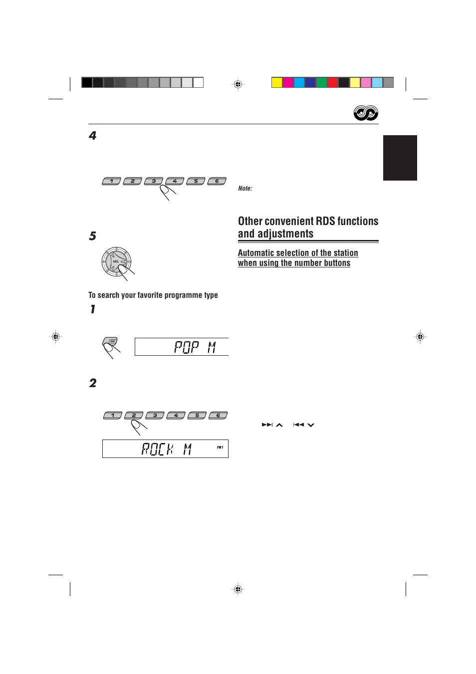 Other convenient rds functions and adjustments, English | JVC KS-FX725R User Manual | Page 13 / 38