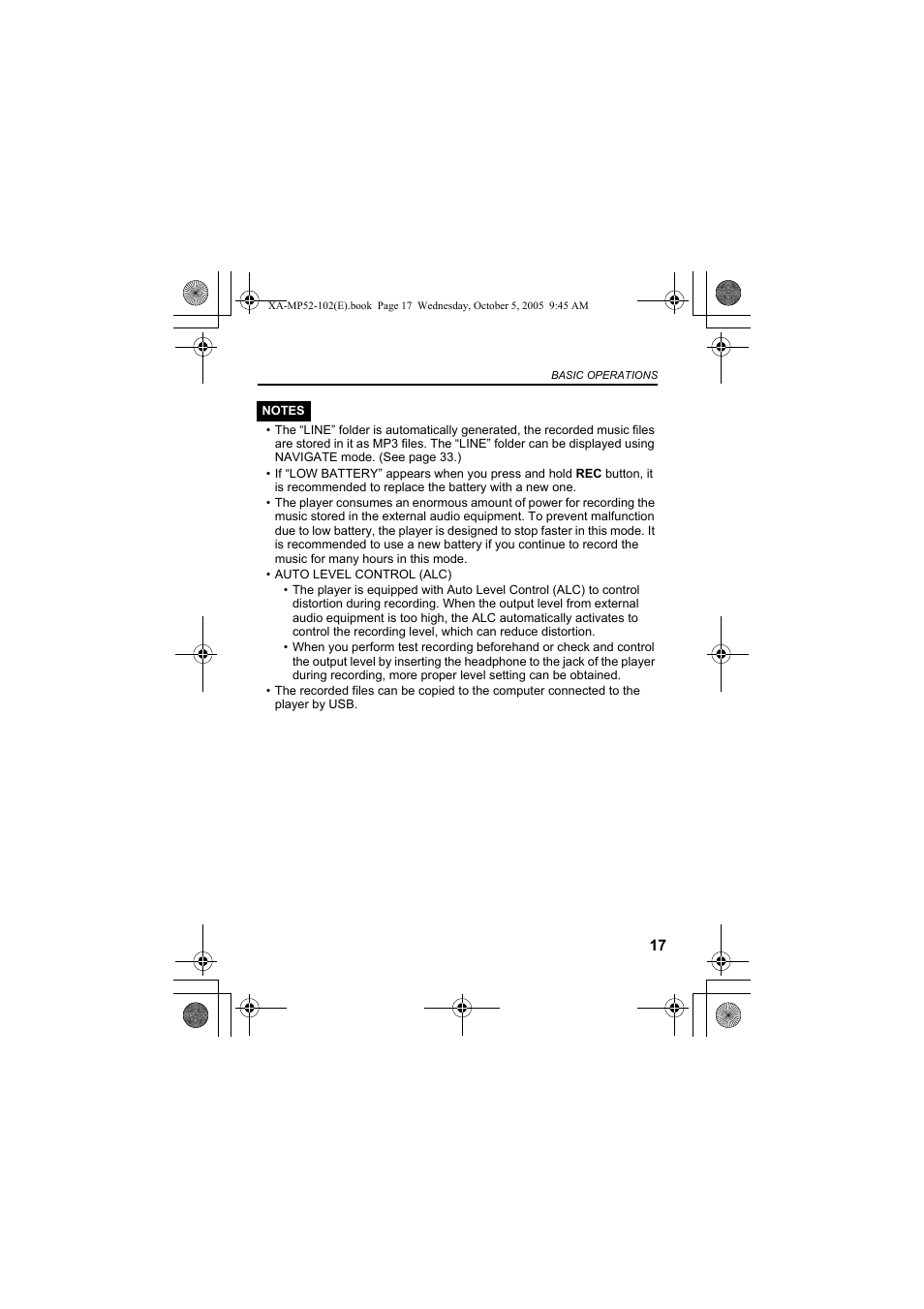 JVC XA-MP102A User Manual | Page 17 / 40