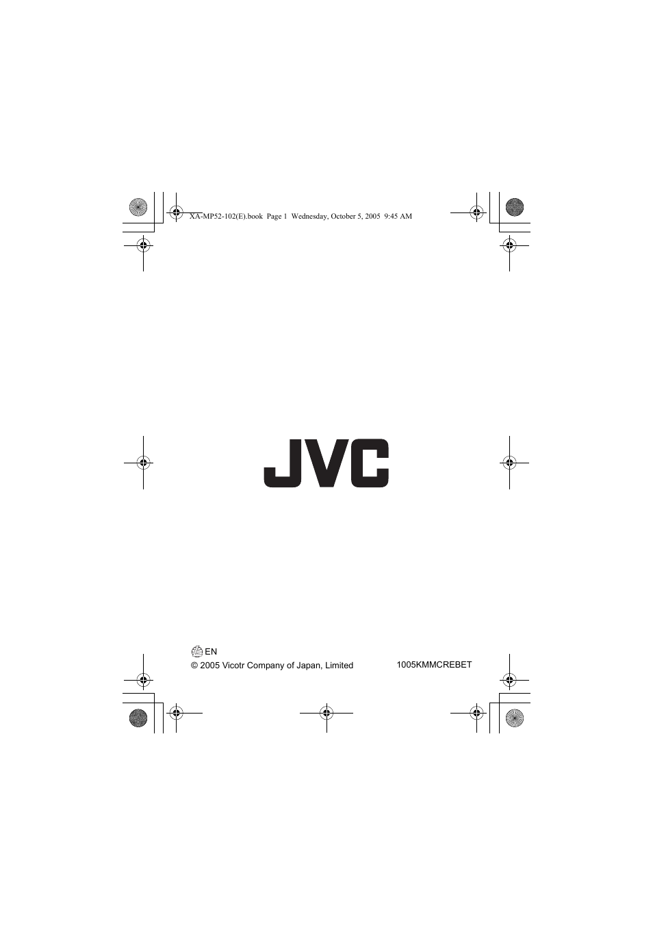 JVC XA-MP102A User Manual | Page 40 / 40