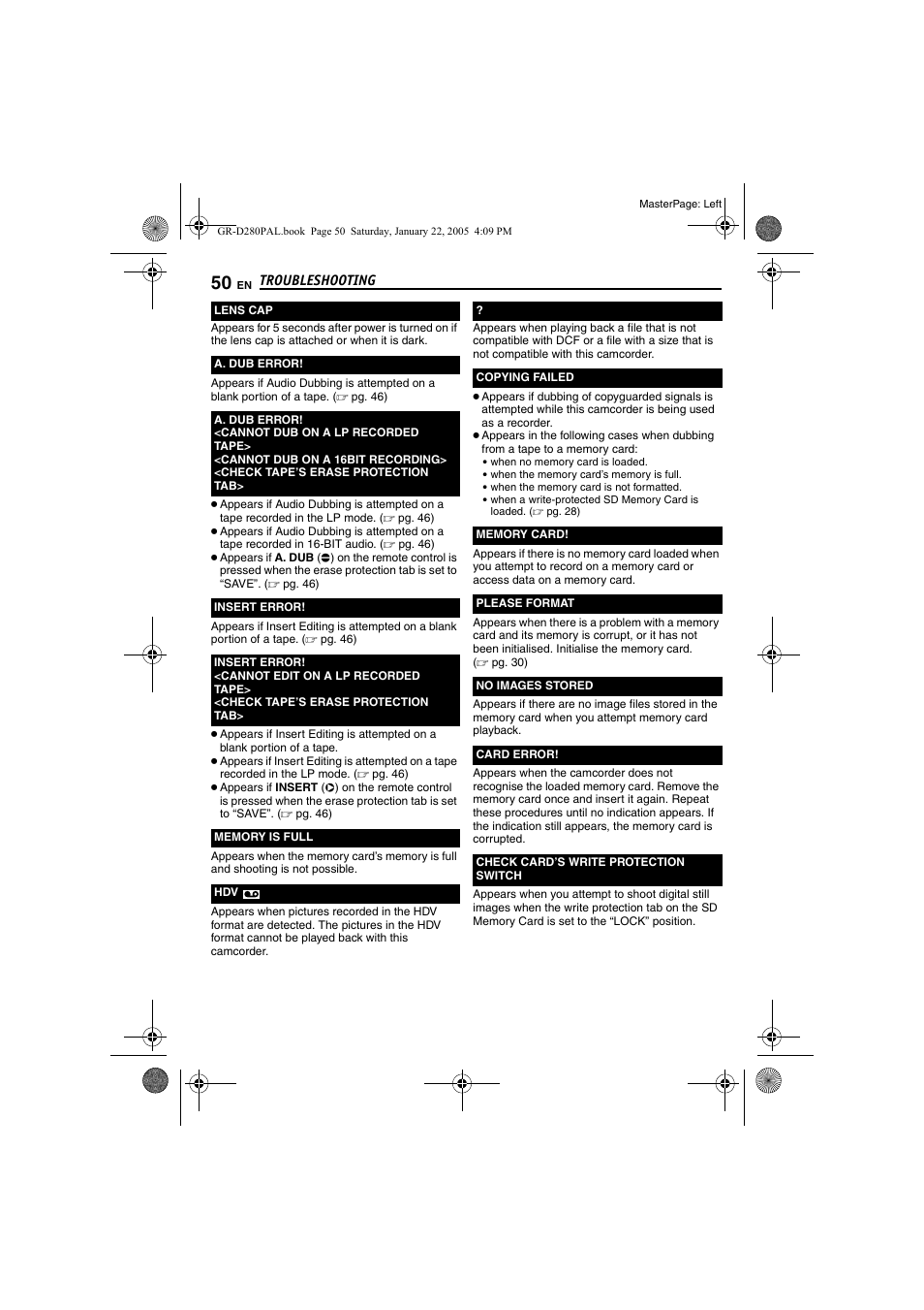 Pg. 50) | JVC GR-D280 User Manual | Page 50 / 56