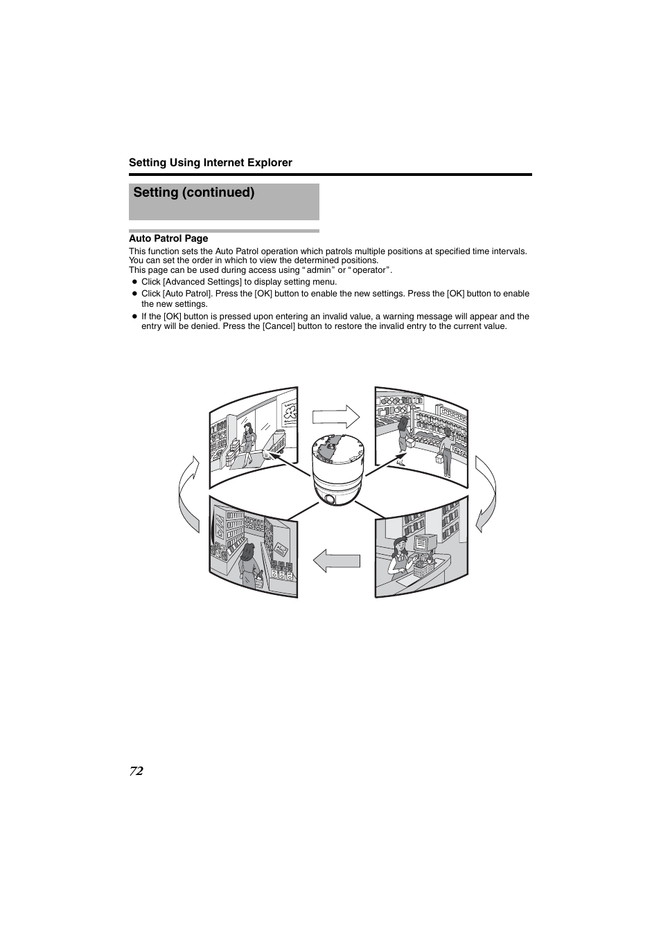 Setting (continued) | JVC VN-685U User Manual | Page 72 / 130