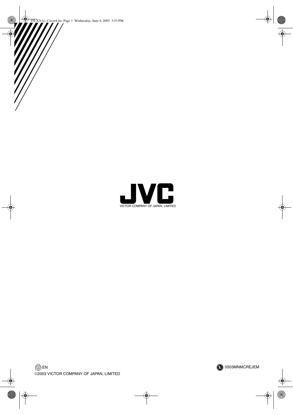 Back | JVC DLA FS-X3 User Manual | Page 30 / 30