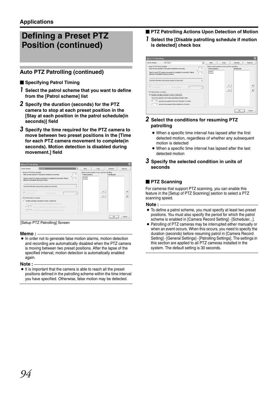 Defining a preset ptz position (continued) | JVC LST0728-001C User Manual | Page 102 / 168