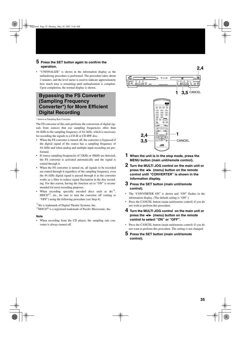 35 engli s h, Mix blance cd line line mic mic | JVC XL-R2010BK User Manual | Page 37 / 47