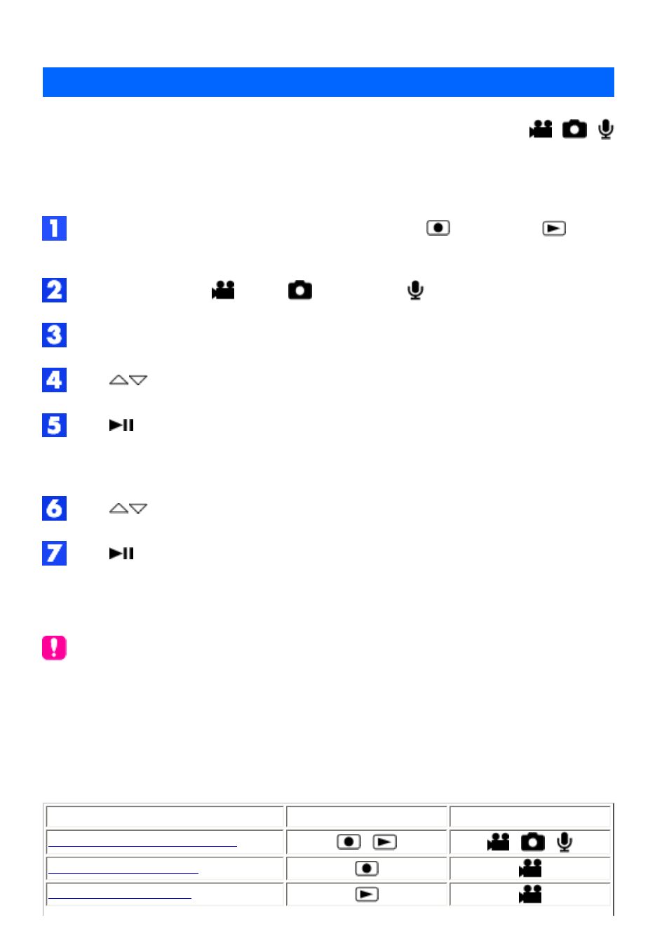 Changing the menu settings, Menu settings, Mode | JVC Digital Media Camera LYT1366-001B User Manual | Page 65 / 80