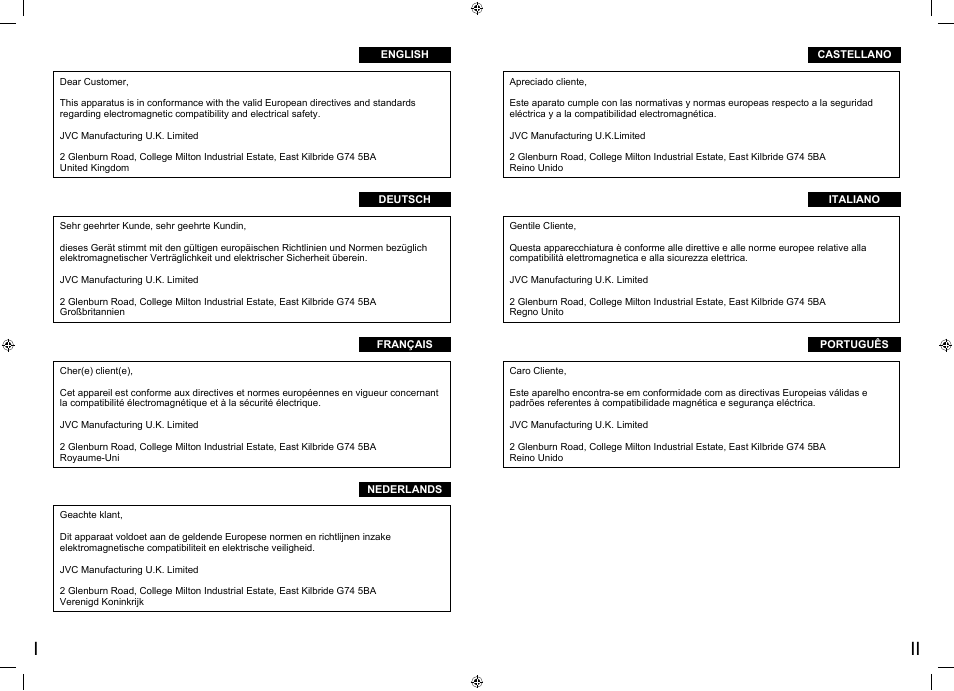 JVC LT-32E70BU User Manual | Page 2 / 22