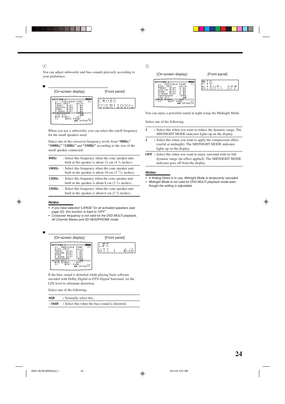 JVC RX-8020VBK User Manual | Page 27 / 64