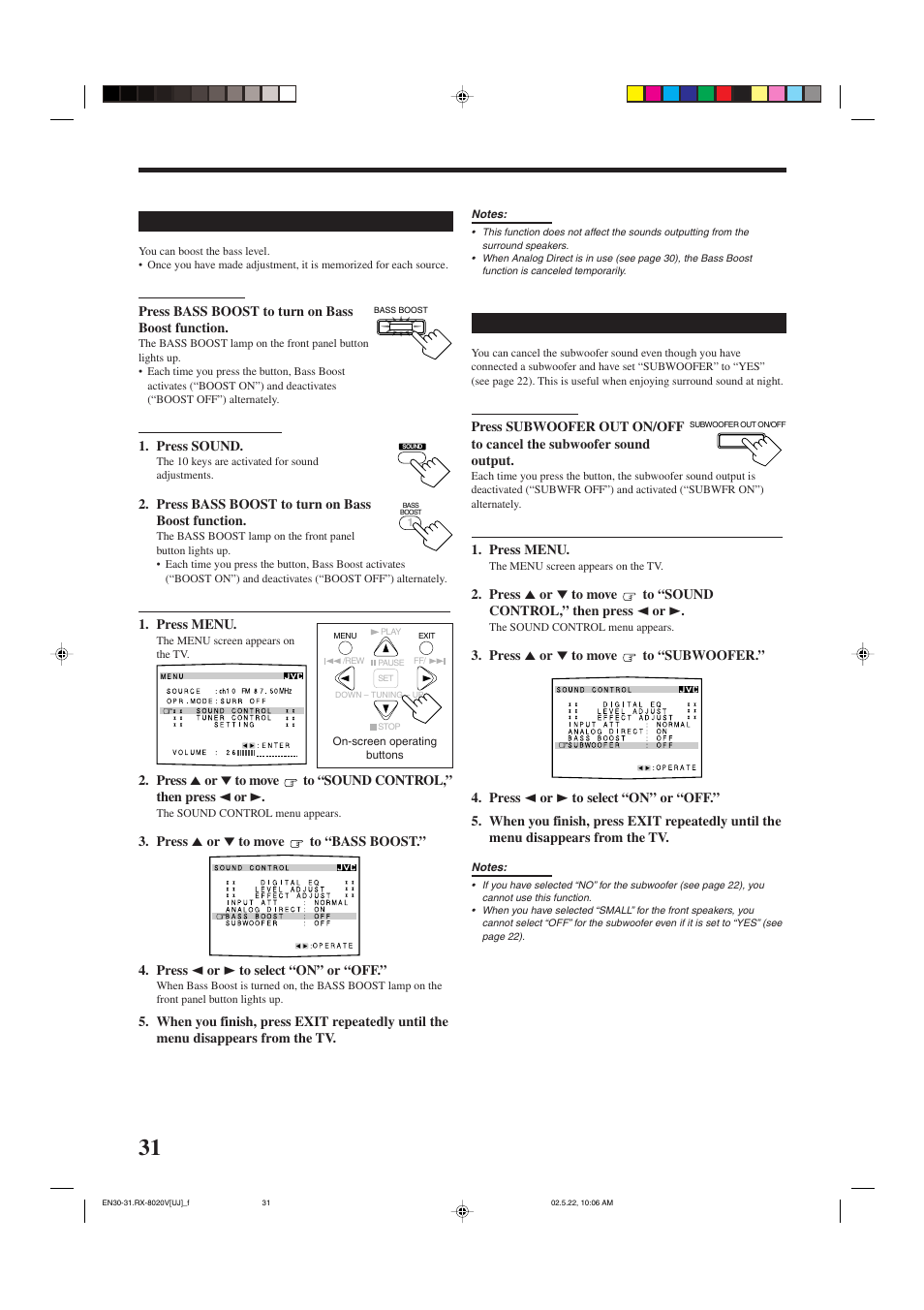 JVC RX-8020VBK User Manual | Page 34 / 64