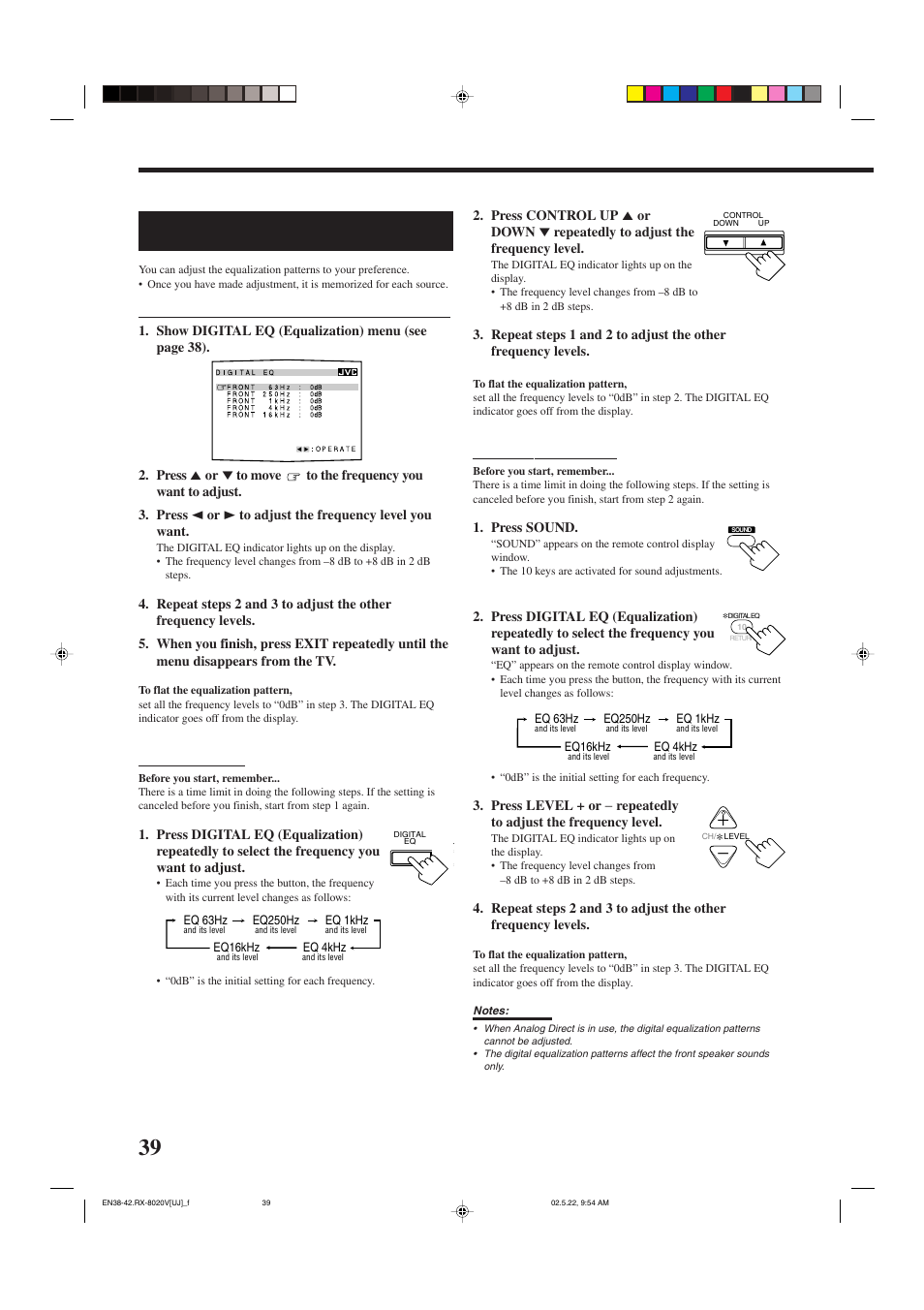 JVC RX-8020VBK User Manual | Page 42 / 64