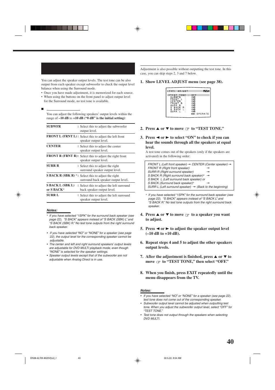 JVC RX-8020VBK User Manual | Page 43 / 64