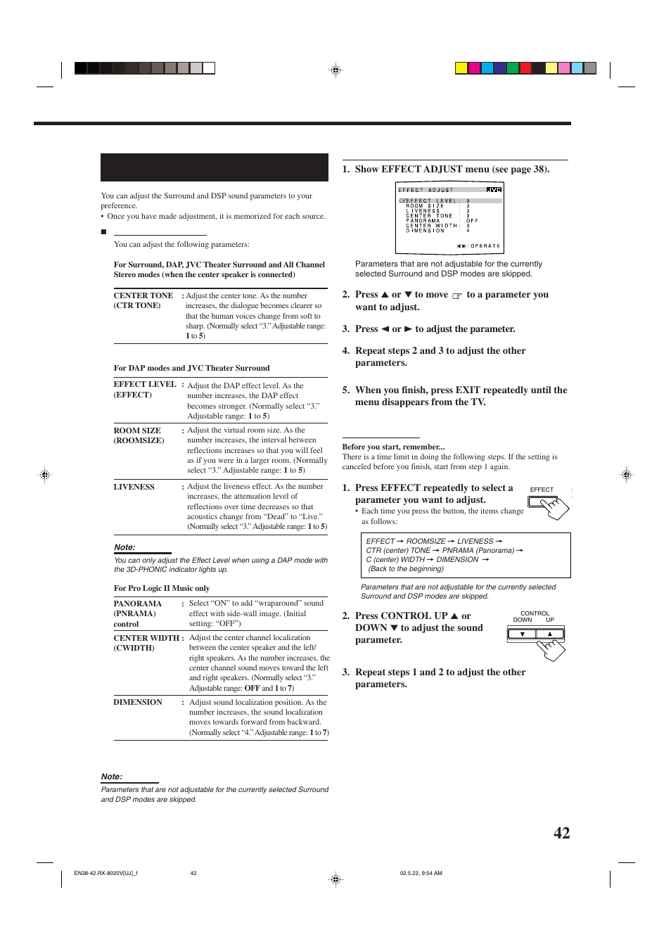 JVC RX-8020VBK User Manual | Page 45 / 64