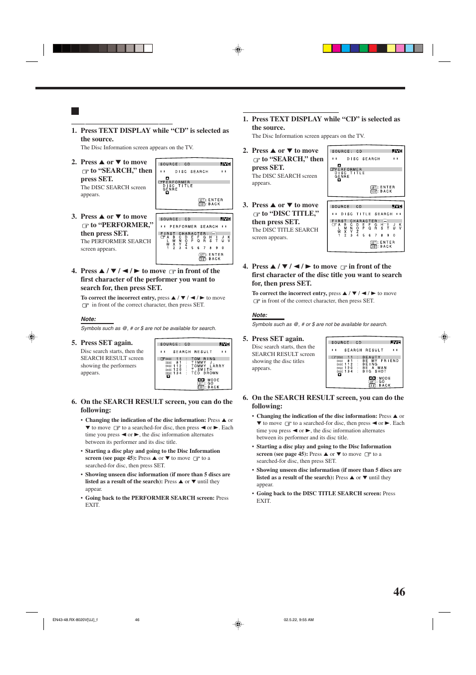 JVC RX-8020VBK User Manual | Page 49 / 64