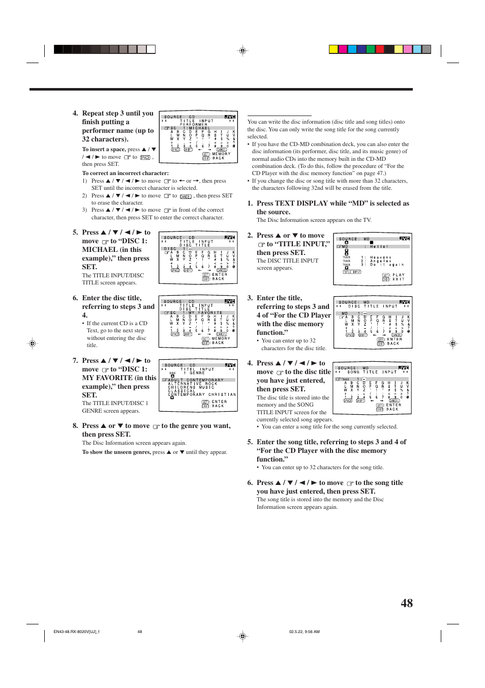 JVC RX-8020VBK User Manual | Page 51 / 64
