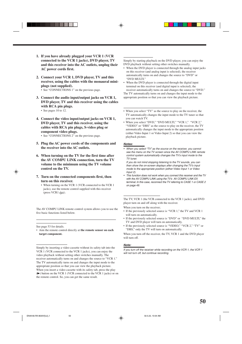 JVC RX-8020VBK User Manual | Page 53 / 64