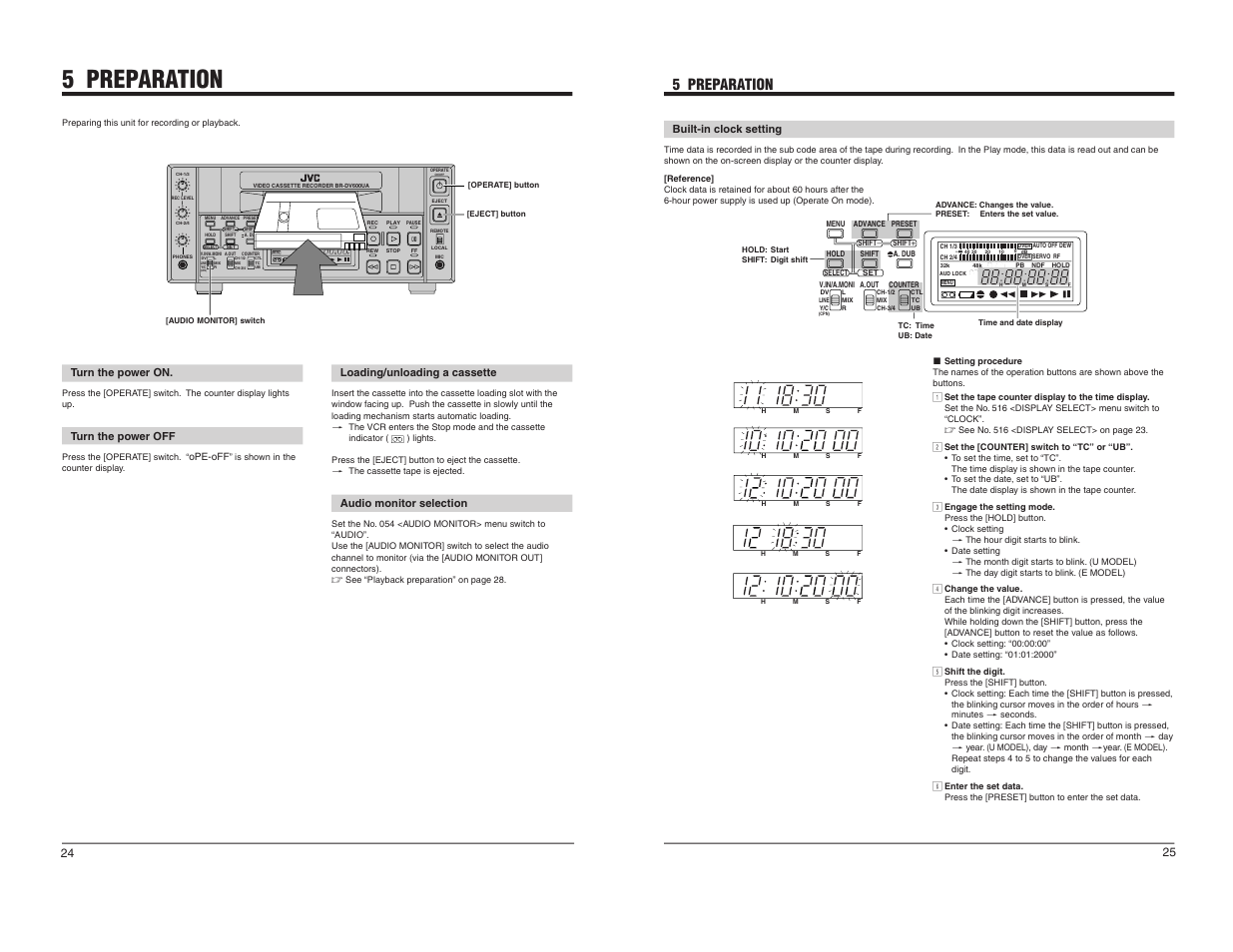 5 preparation | JVC BR-DV600UA User Manual | Page 14 / 26