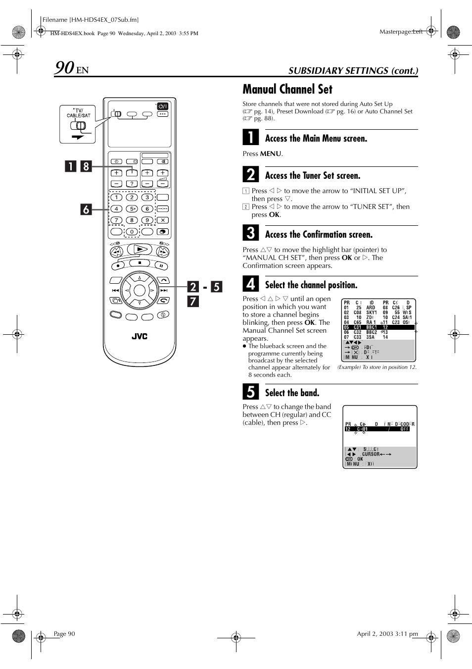 Manual channel set | JVC ENLPT0736-001B User Manual | Page 90 / 104