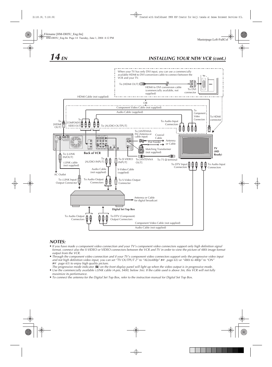 JVC HM-DH5U User Manual | Page 14 / 92