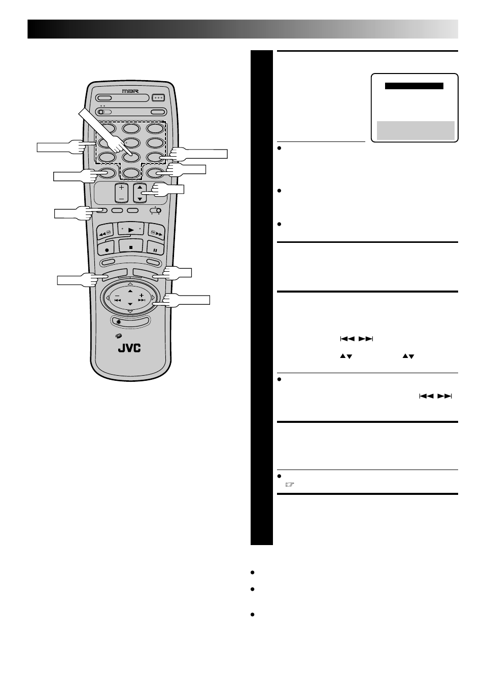 Check input data, Set tape speed, Check/correct input data | Return to normal screen, Engage timer mode | JVC HR-DD840U User Manual | Page 43 / 72