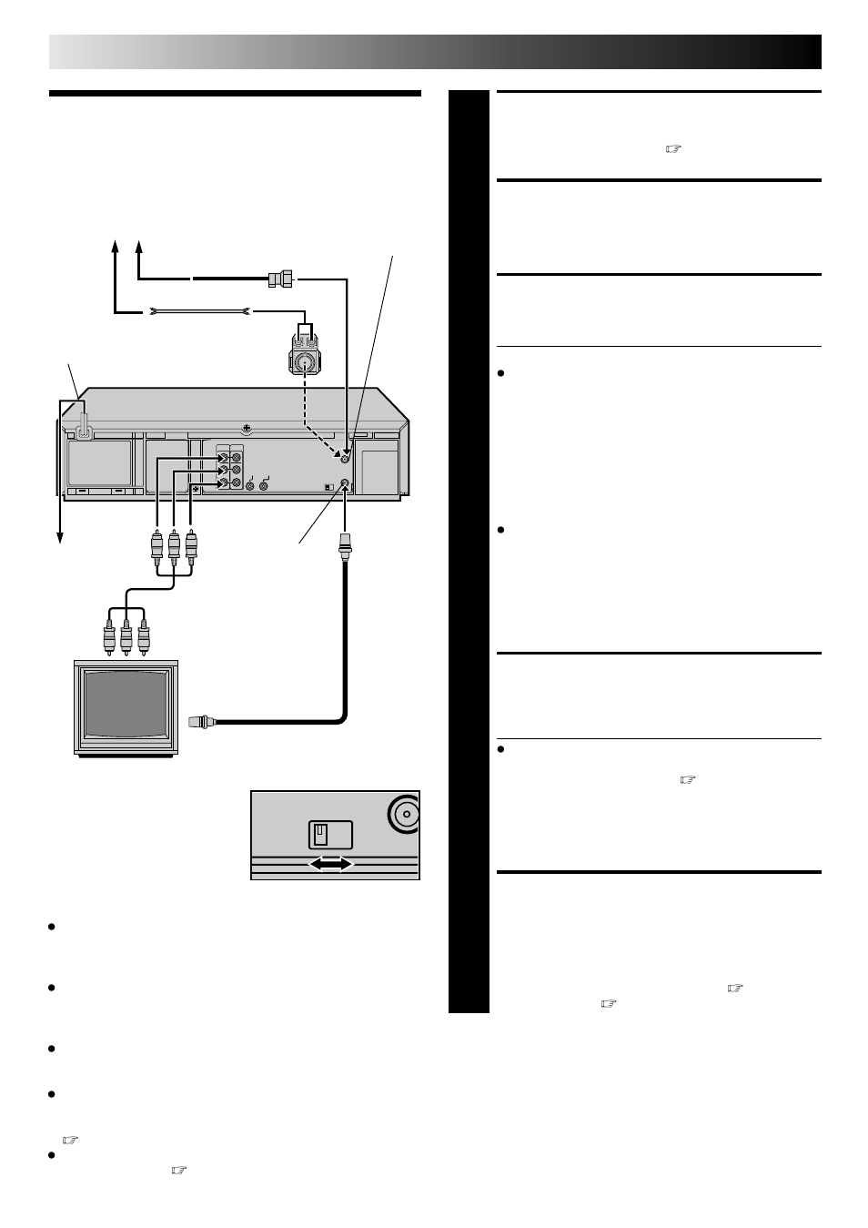 Basic connections, Check contents, Situate vcr | Connect vcr to tv, Connect vcr to power source, Final preparation for use, Installing your new vcr | JVC HR-DD840U User Manual | Page 6 / 72