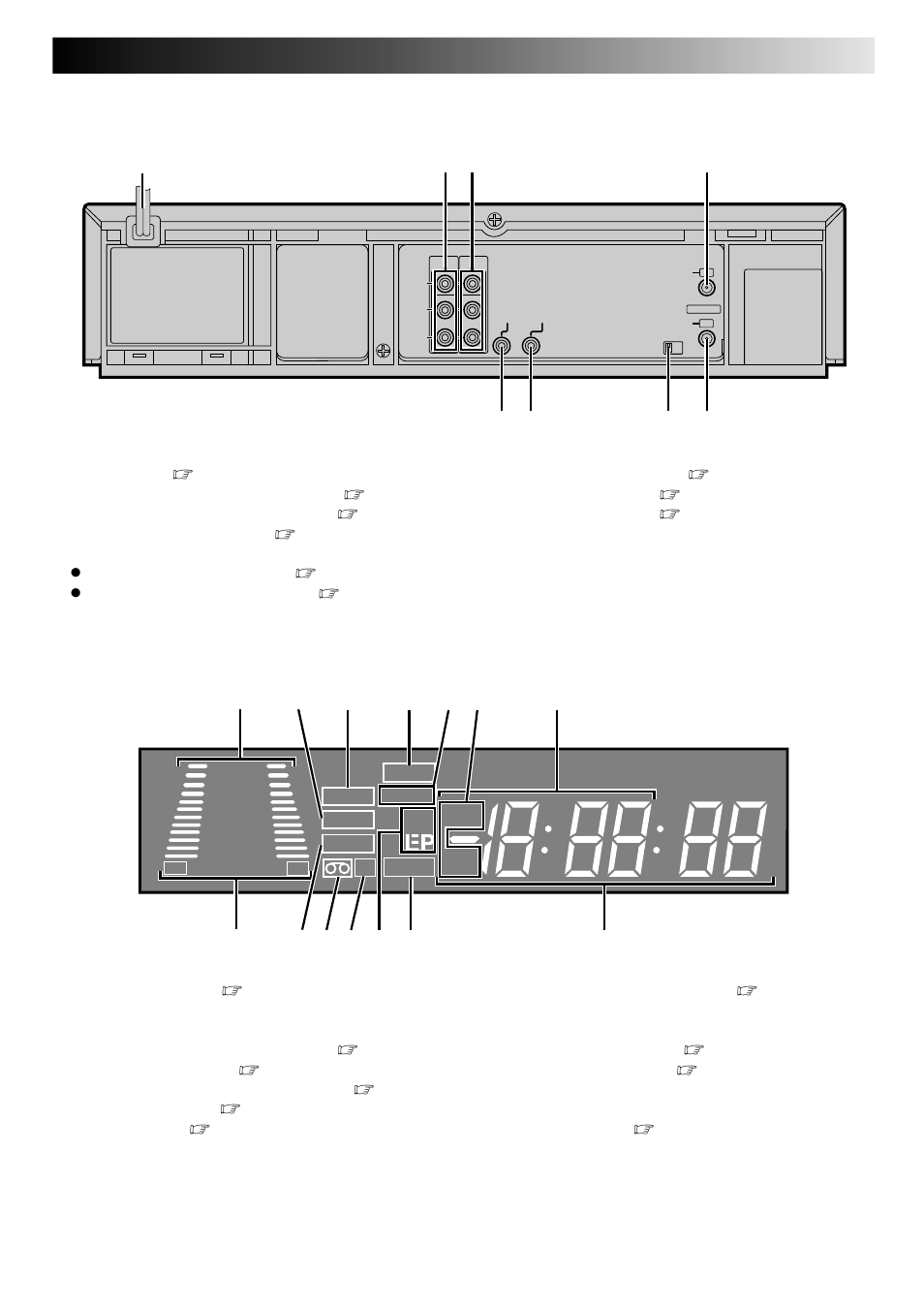 Am pm, Rear view front display panel | JVC HR-DD840U User Manual | Page 65 / 72