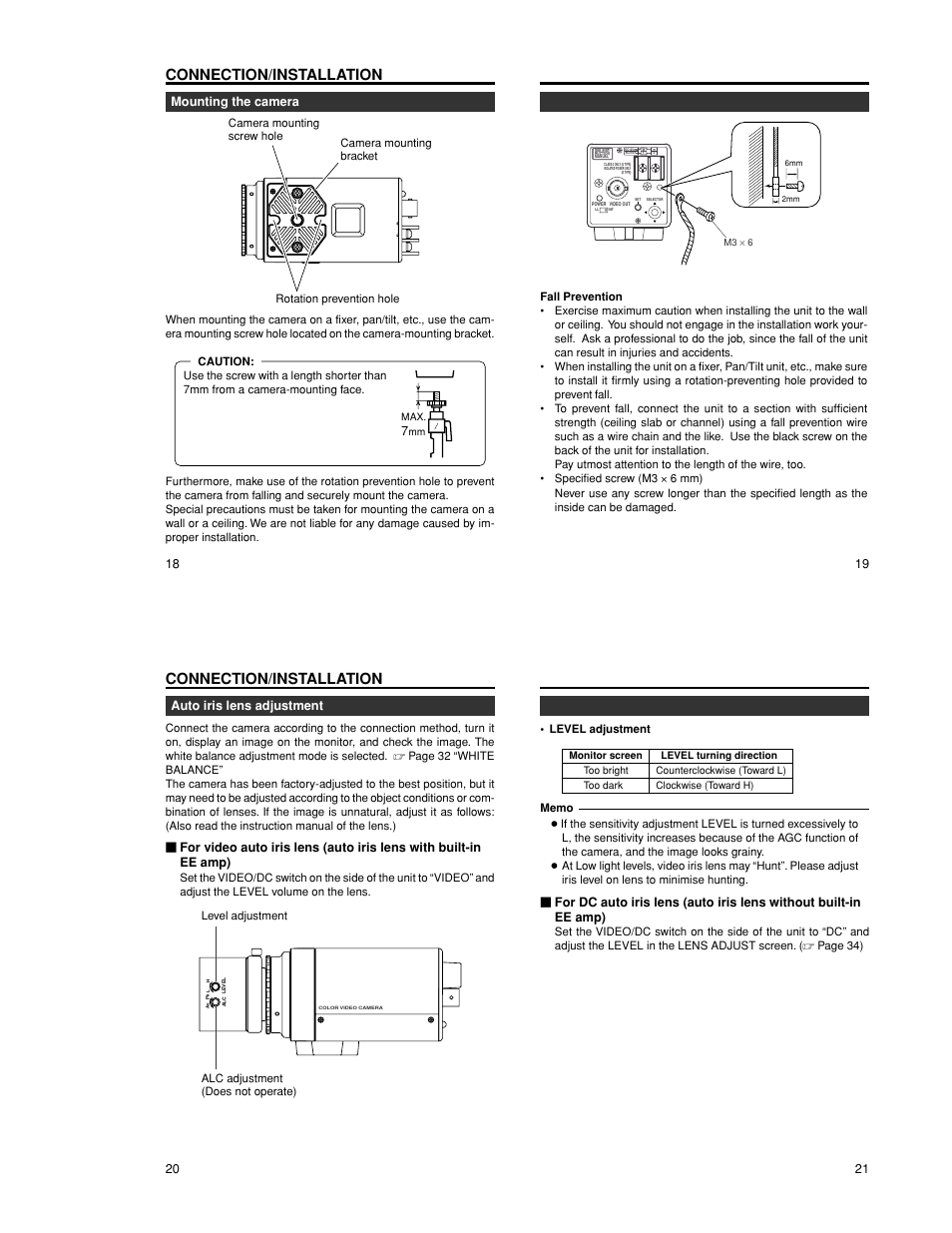 Connection/installation | JVC TK-WD310 User Manual | Page 7 / 12