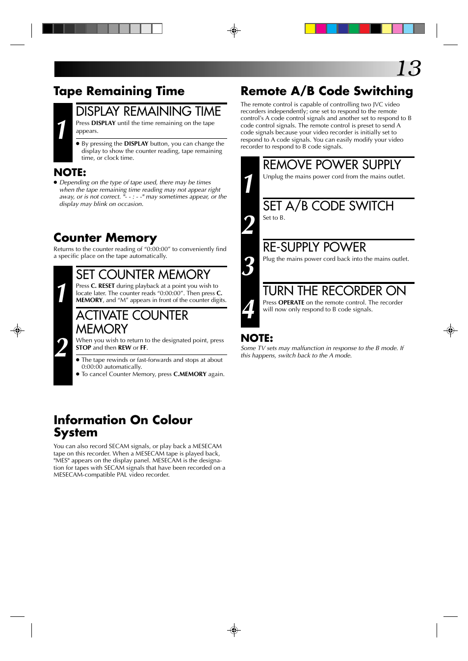 JVC HR-J438E User Manual | Page 13 / 40