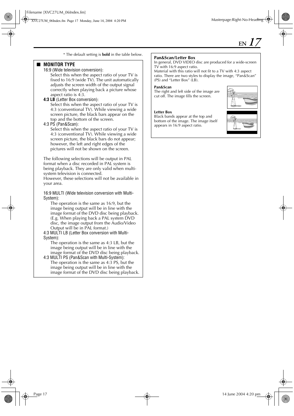 JVC HR-XVC27UM User Manual | Page 17 / 88