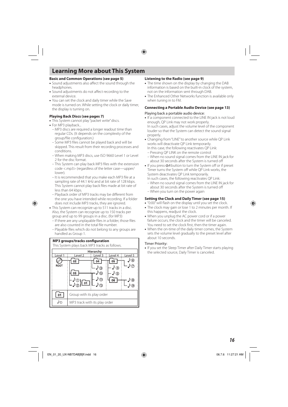 Learning more about this system | JVC SP-UXNB7DAB User Manual | Page 19 / 24