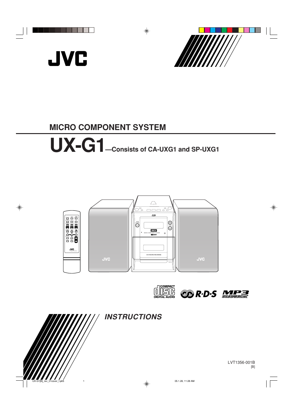 JVC UX-G1 User Manual | 28 pages