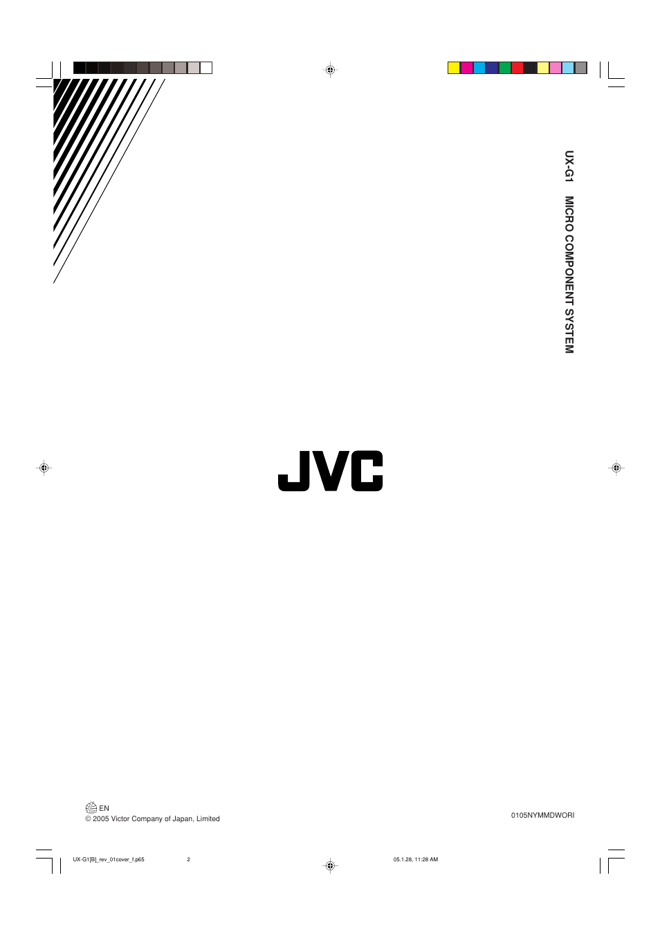 Ux-g1 micro component system | JVC UX-G1 User Manual | Page 28 / 28