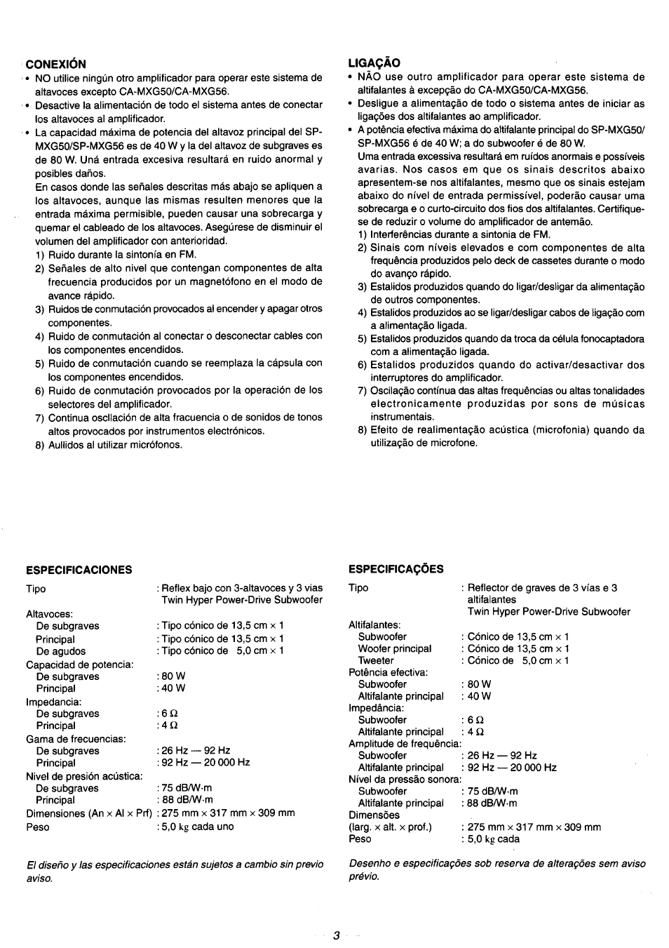 JVC CA-MXG50 User Manual | Page 33 / 34