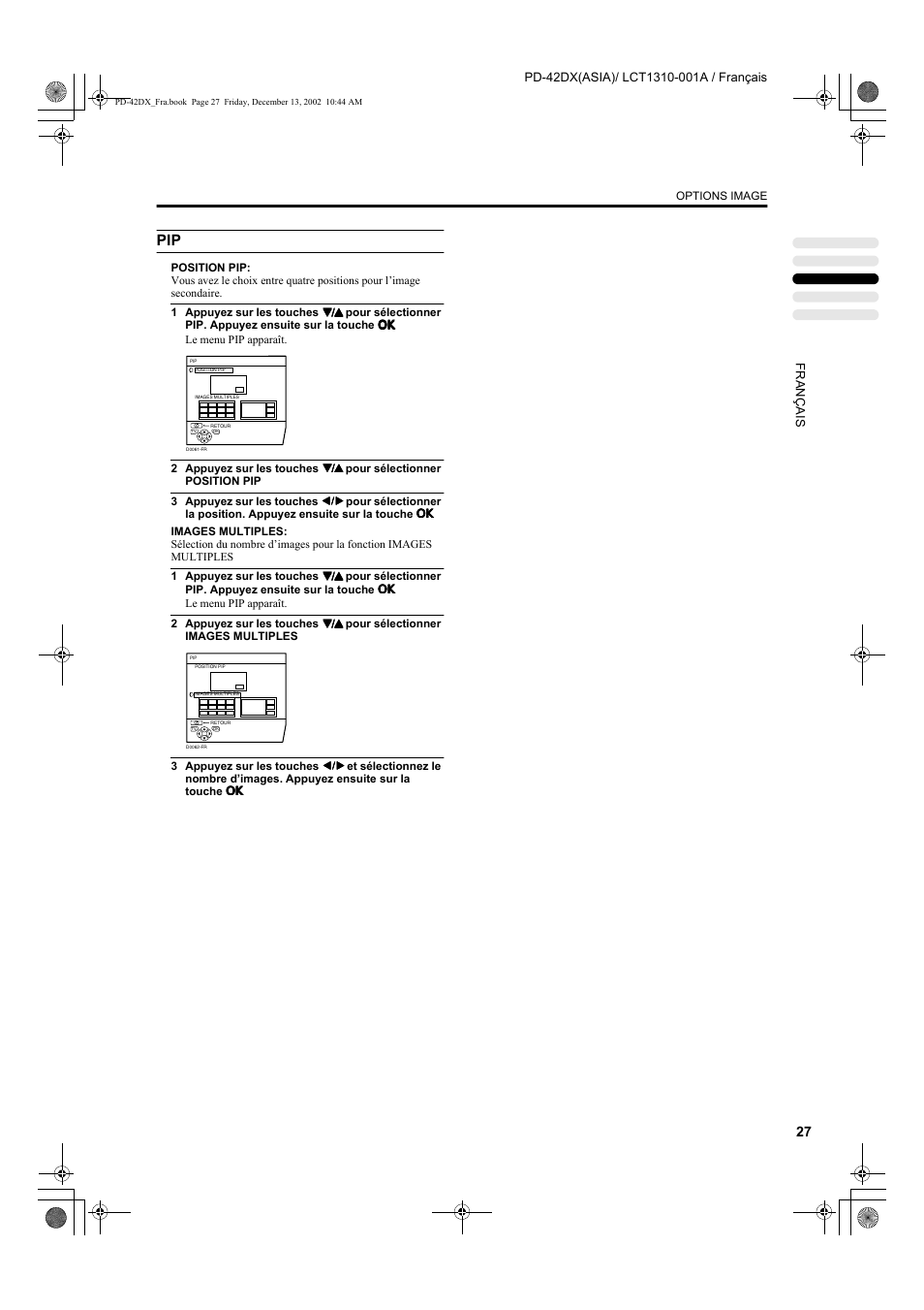 JVC PD-42DX  RU User Manual | Page 113 / 217