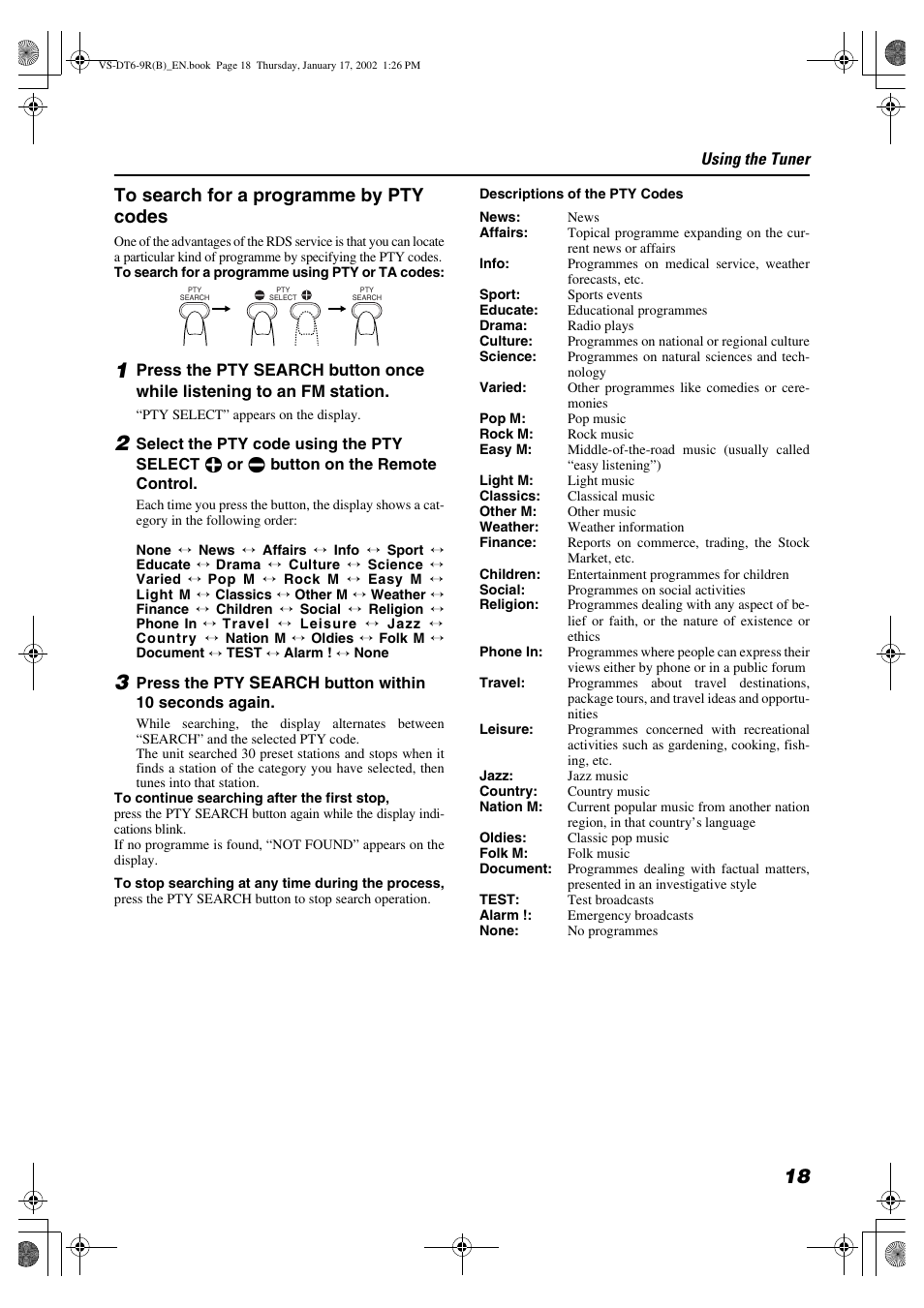 JVC VS-DT6R EN User Manual | Page 21 / 32