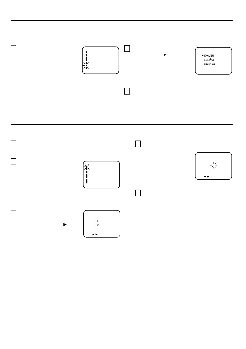Setting language, Setting clock, To memorize channels | JVC AV 24F702 User Manual | Page 13 / 24