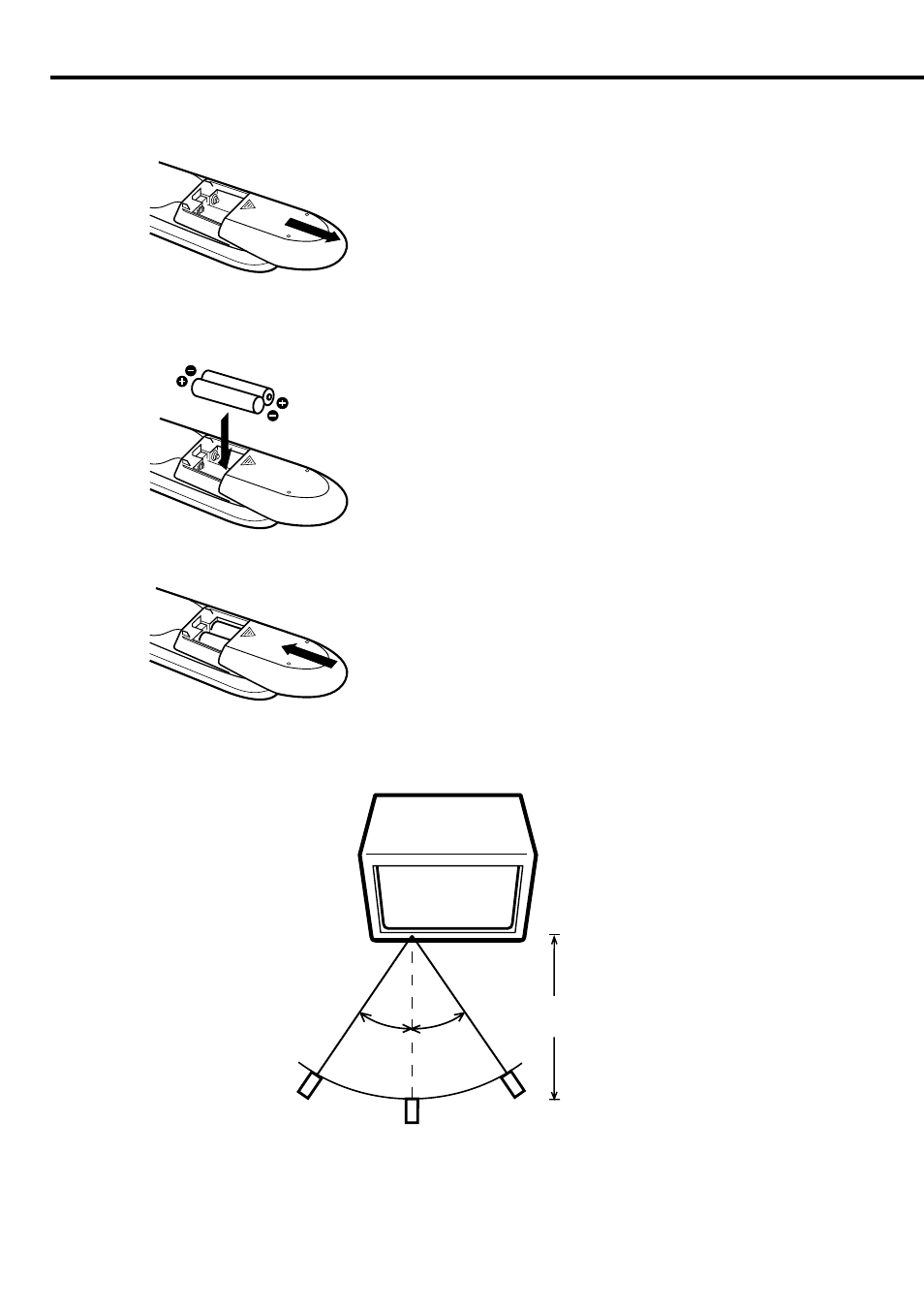Remote control, Battery installation, Battery precautions | JVC AV 24F702 User Manual | Page 6 / 24