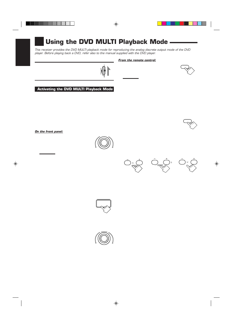 Using the dvd multi playback mode, English | JVC RX-7001PGD User Manual | Page 32 / 58