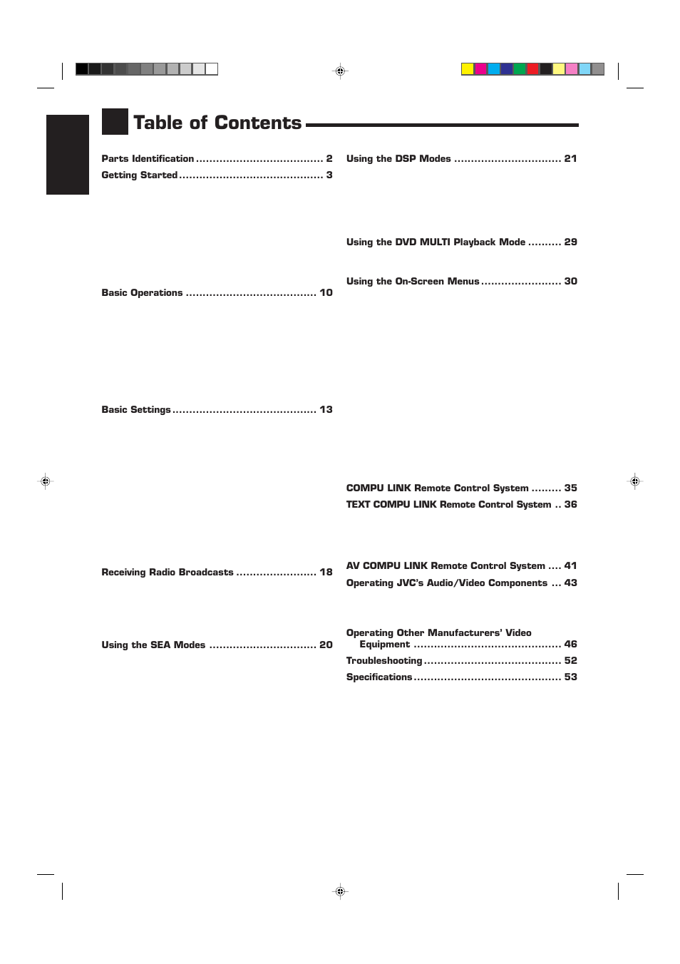 JVC RX-7001PGD User Manual | Page 4 / 58