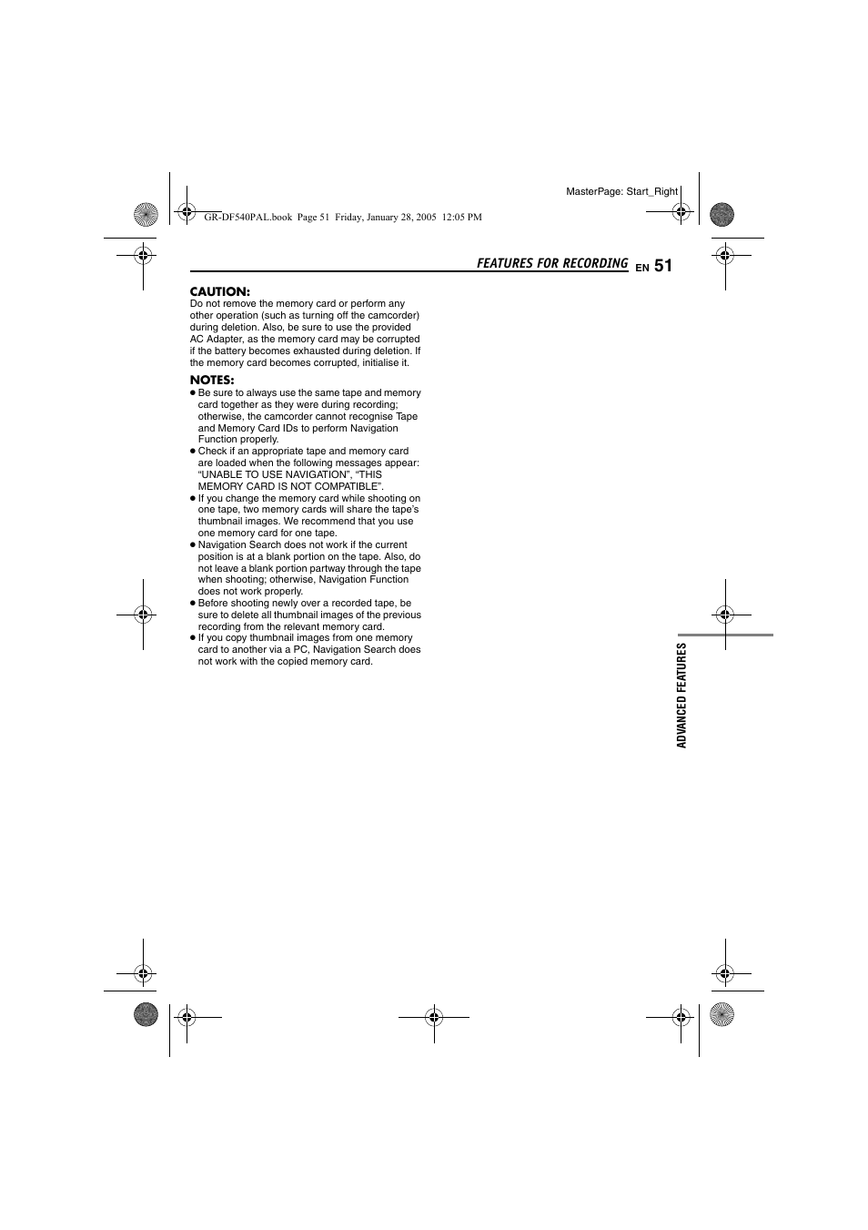 JVC GR-DF540 User Manual | Page 51 / 68